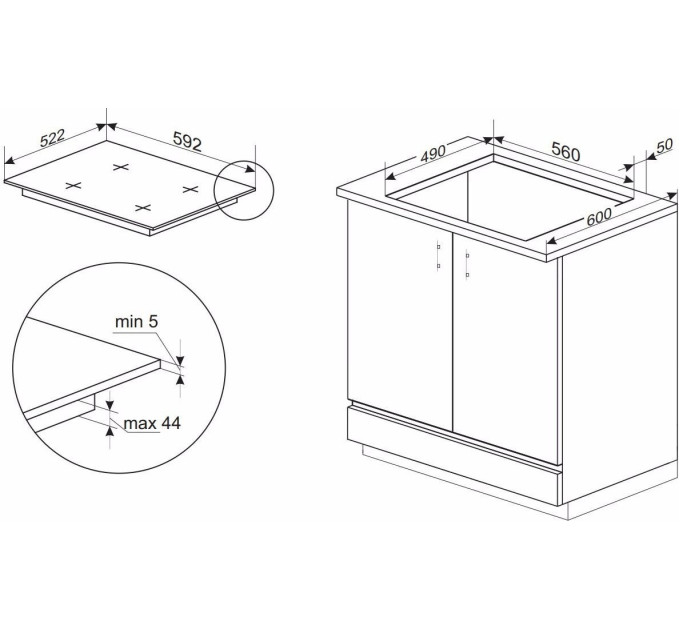 Варочная поверхность Hansa BHI676062