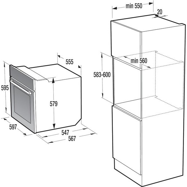 Духовой шкаф Gorenje BOS 6737 SYB