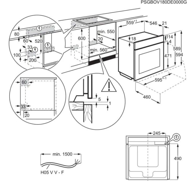 Духова шафа Electrolux EOC8P39WZ