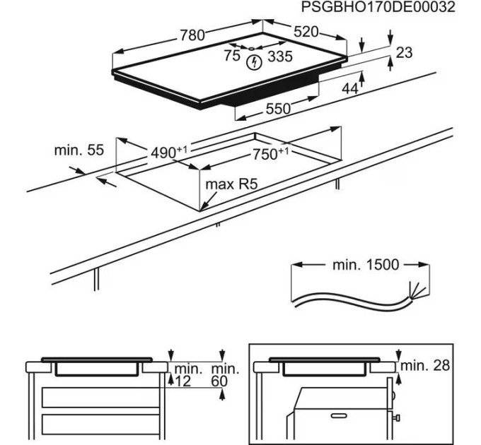 Варочная поверхность Electrolux EIV734