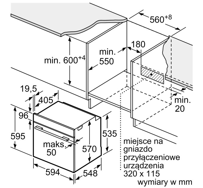 Духова шафа Bosch HBJ558YW3Q