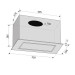 Вытяжка Ventolux PUNTO 52 BK/MBG (1000) ST