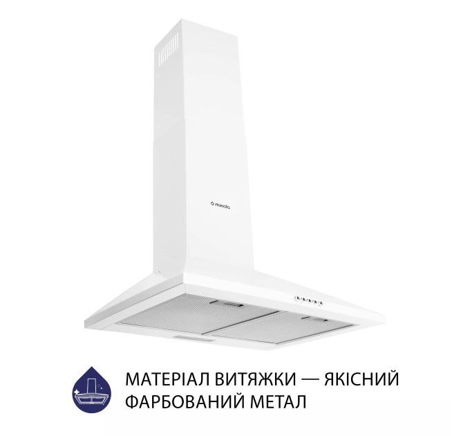 Вытяжка Minola HK 6614 WH 1000 LED
