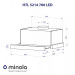 Вытяжка Minola HTL 5214 BL 700 LED