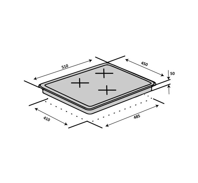 Варочная поверхность Ventolux CH 43 TC SL