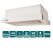 Вытяжка Ventolux Garda 50 WH (500) LED