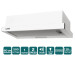 Вытяжка Ventolux Garda 60 WH (500) LED