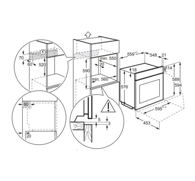 Духовой шкаф Electrolux KODEF70X