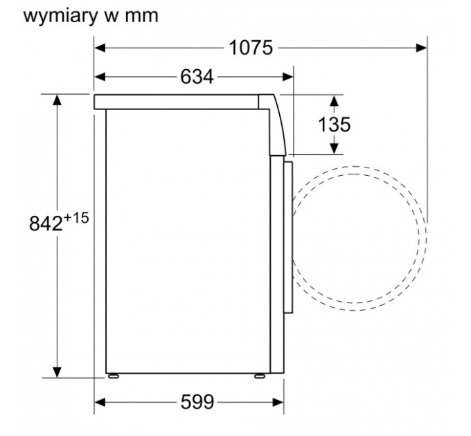 Сушильна машина Bosch WTH850S7PL