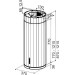 Вытяжка Faber Corinthia Isola Ev8+ Wh Matt/Ts A37 (110.0456.219)