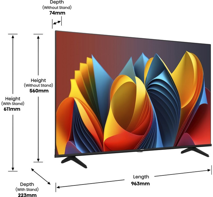 Телевизор Hisense 43E7NQ