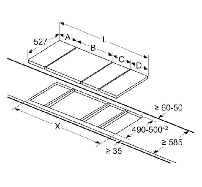 Варильна поверхня Bosch PKF375FP2E