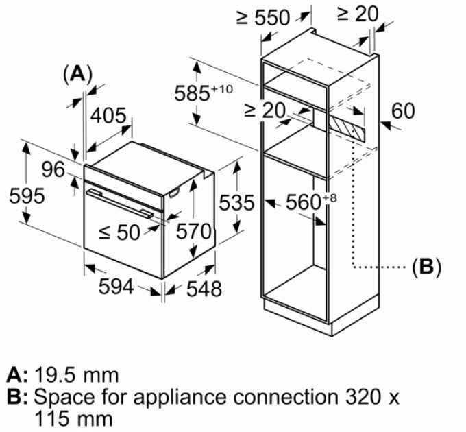 Духова шафа Bosch HBF011BA0Q