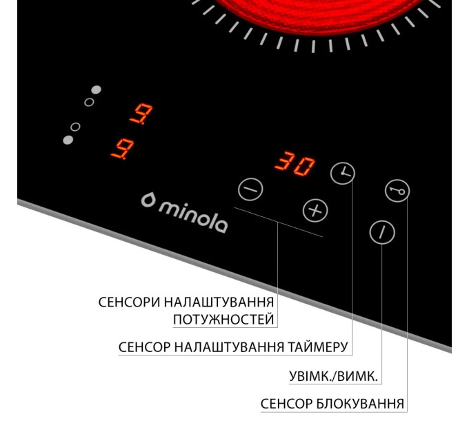 Варочная поверхность Minola MVH 3031 KBL