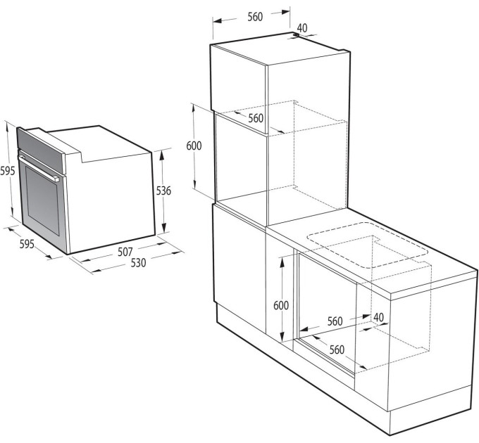 Духовой шкаф Gorenje BOSX6737E13BG