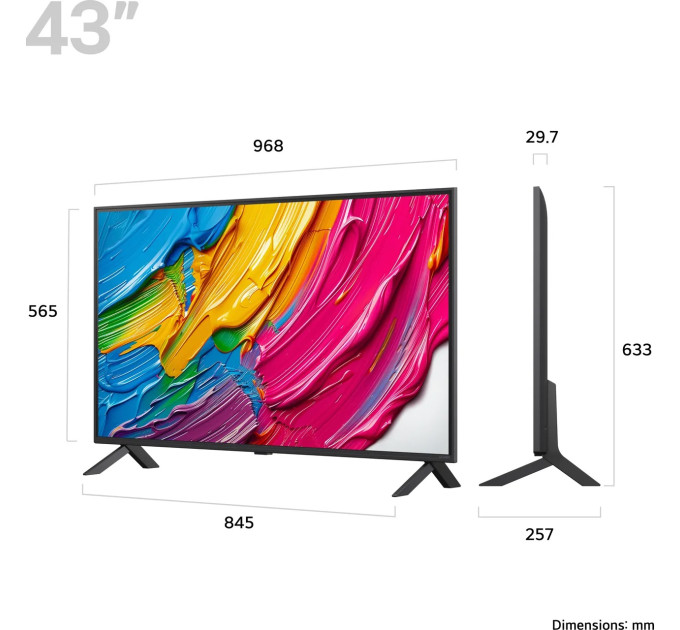 Телевизор Lg 43QNED80A6A