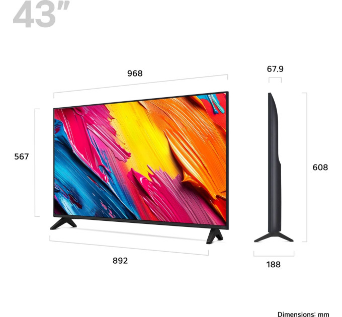 Телевизор Lg 43QNED70A6A
