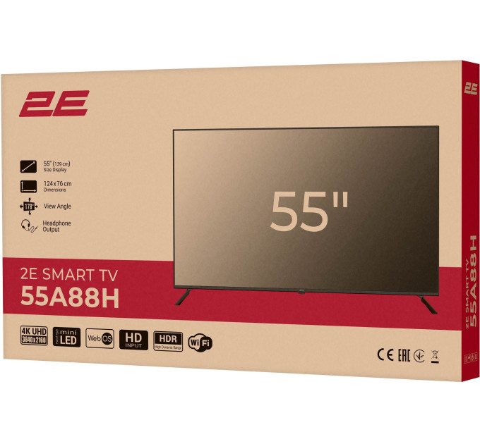 Телевізор 2E 2E-55A88H