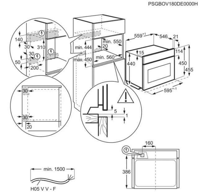 Духова шафа Electrolux EVM8E08X