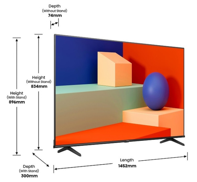 ТБ HISENSE 65A6K