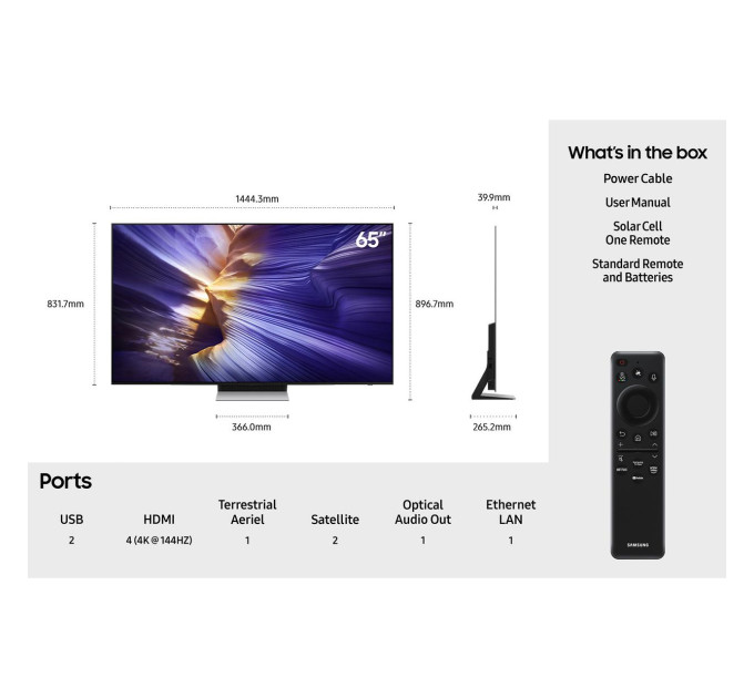 Телевизор Samsung QE65S90F