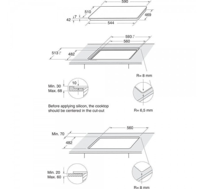 Варочная поверхность Whirlpool AKTL629/WH