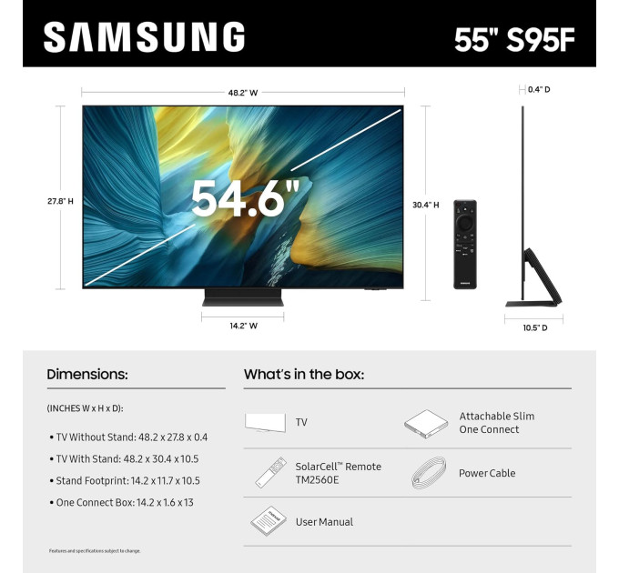 Телевизор Samsung QE55S95F