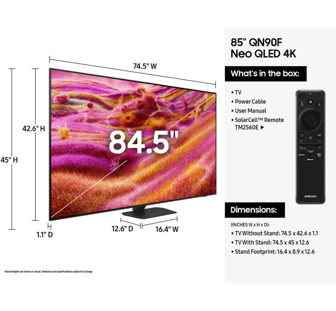 Телевизор Samsung QE85QN90F