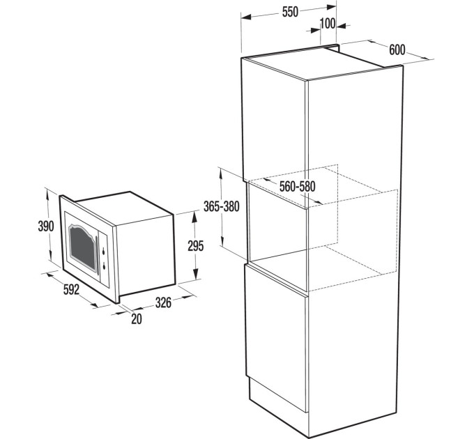 Мікрохвильова піч(НВЧ) Gorenje BM235CLB