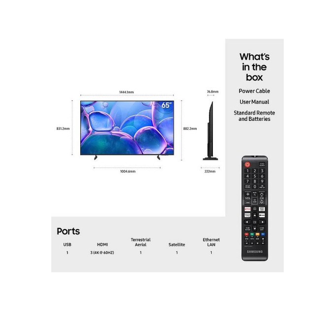 Телевизор Samsung UE65U7000F