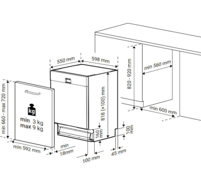 Посудомоечная машина Beko BDIN25325