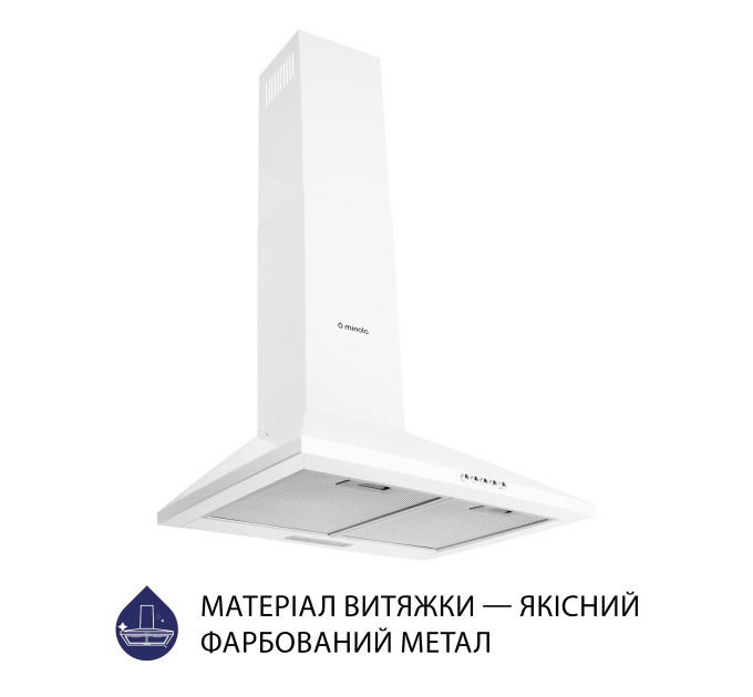 Вытяжка Minola HK 5214 WH 700 LED