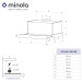Вытяжка Minola HTL 6214 I 700 LED