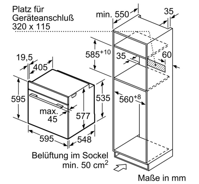 Духова шафа Bosch HNG6764S6