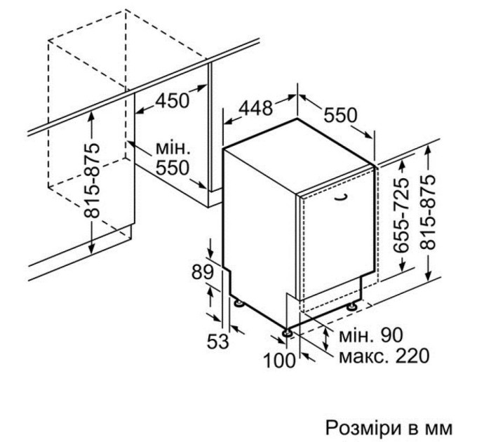 Посудомийна машина Bosch SPV2XMX01E