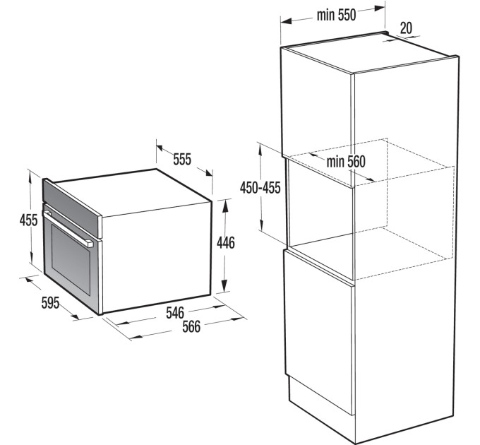 Духова шафа Gorenje BCM547ORAB