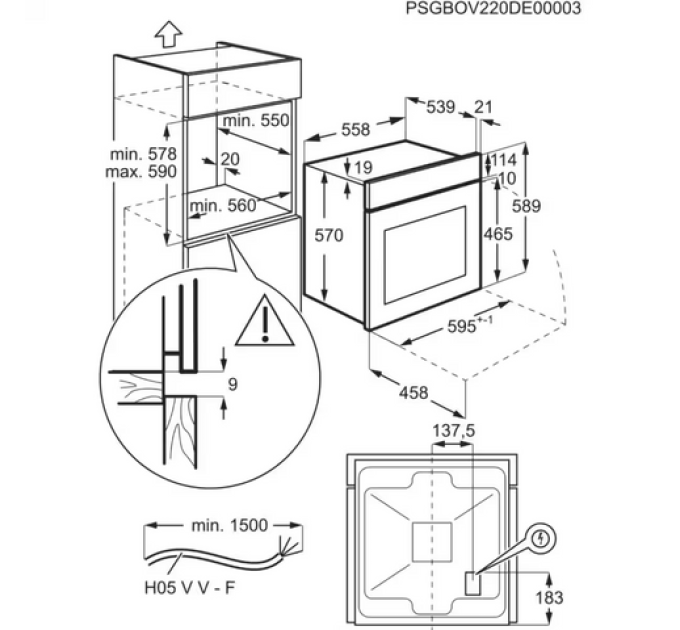 Духова шафа Zanussi OPZB4310X