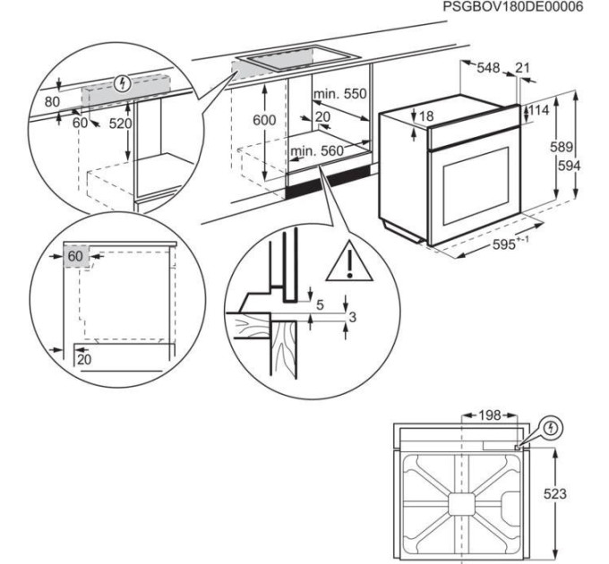 Духова шафа Electrolux EOD 3C70TK