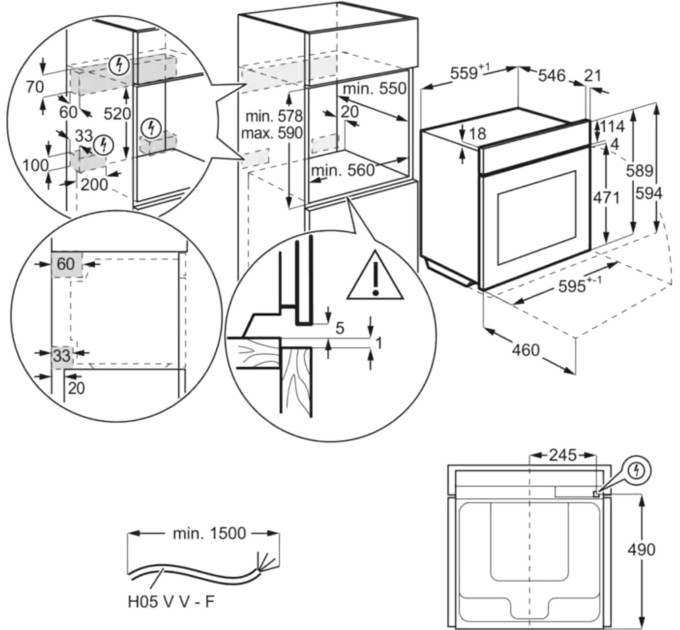 Духова шафа Electrolux EOF5C50BZ