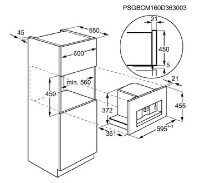 Вбудована кава машина Electrolux KBC65X