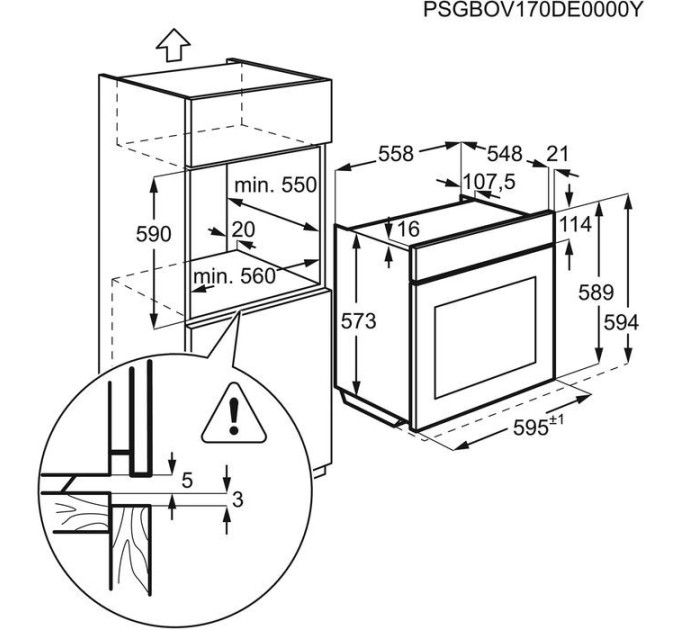 Духова шафа Electrolux OPEB2320B