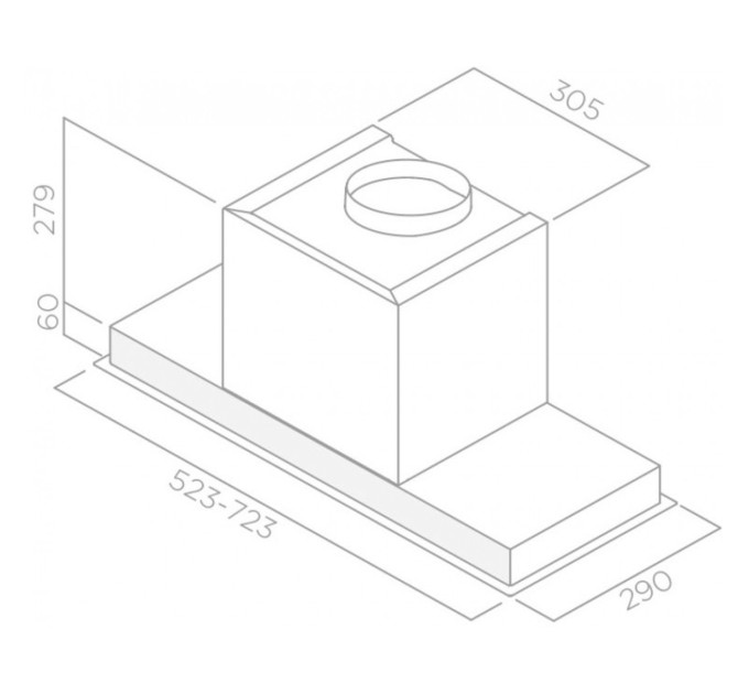 Витяжка ELICA HIDDEN 2.0 IX/A/90