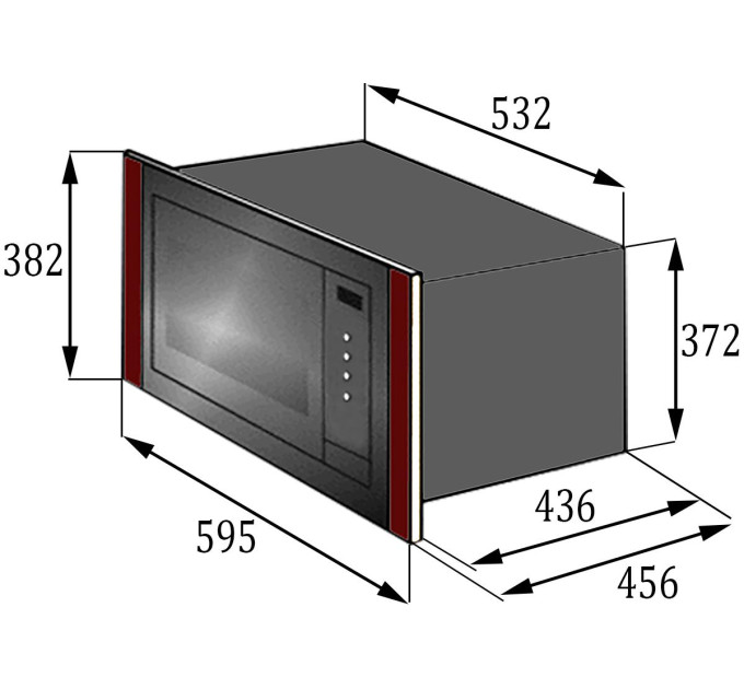 Встраиваемая свч Gunter & Hauer EOK 3502