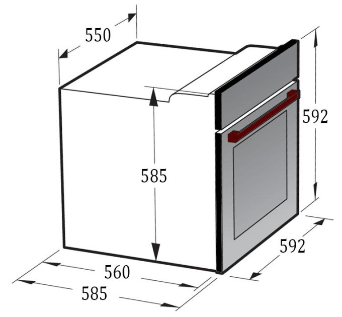Духовой шкаф Gunter & Hauer EOT 1273 BL