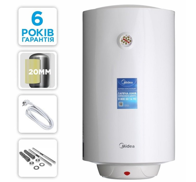 Бойлер Midea D80-15F1(W)
