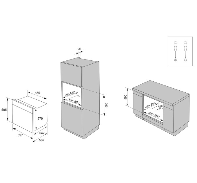 Духова шафа Gorenje BO 735 E20BG-M