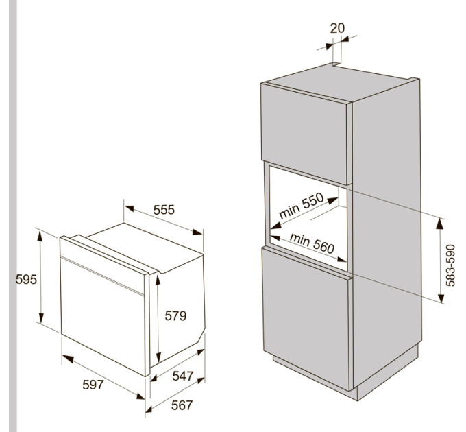 Духова шафа Gorenje BO 735 E20W