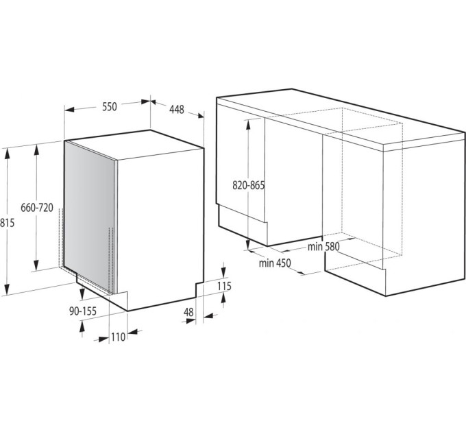 Посудомийна машина Gorenje GV 572D10