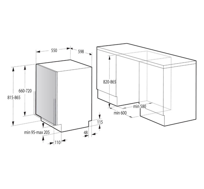 Посудомийна машина Gorenje GV 620 E10