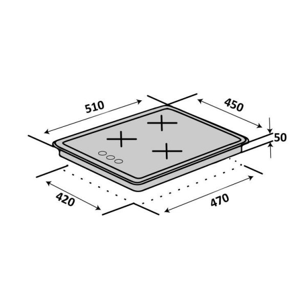 Варочная поверхность Ventolux HG430 CS (X) 7